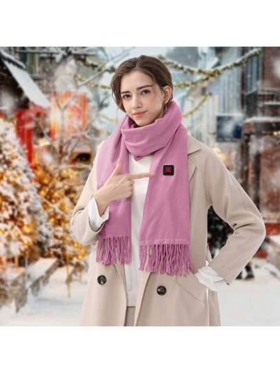 USB Heated Winter Scarf – 3 Heat Settings – image 9