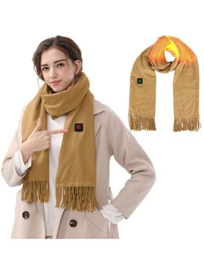 USB Heated Winter Scarf – 3 Heat Settings – image 10