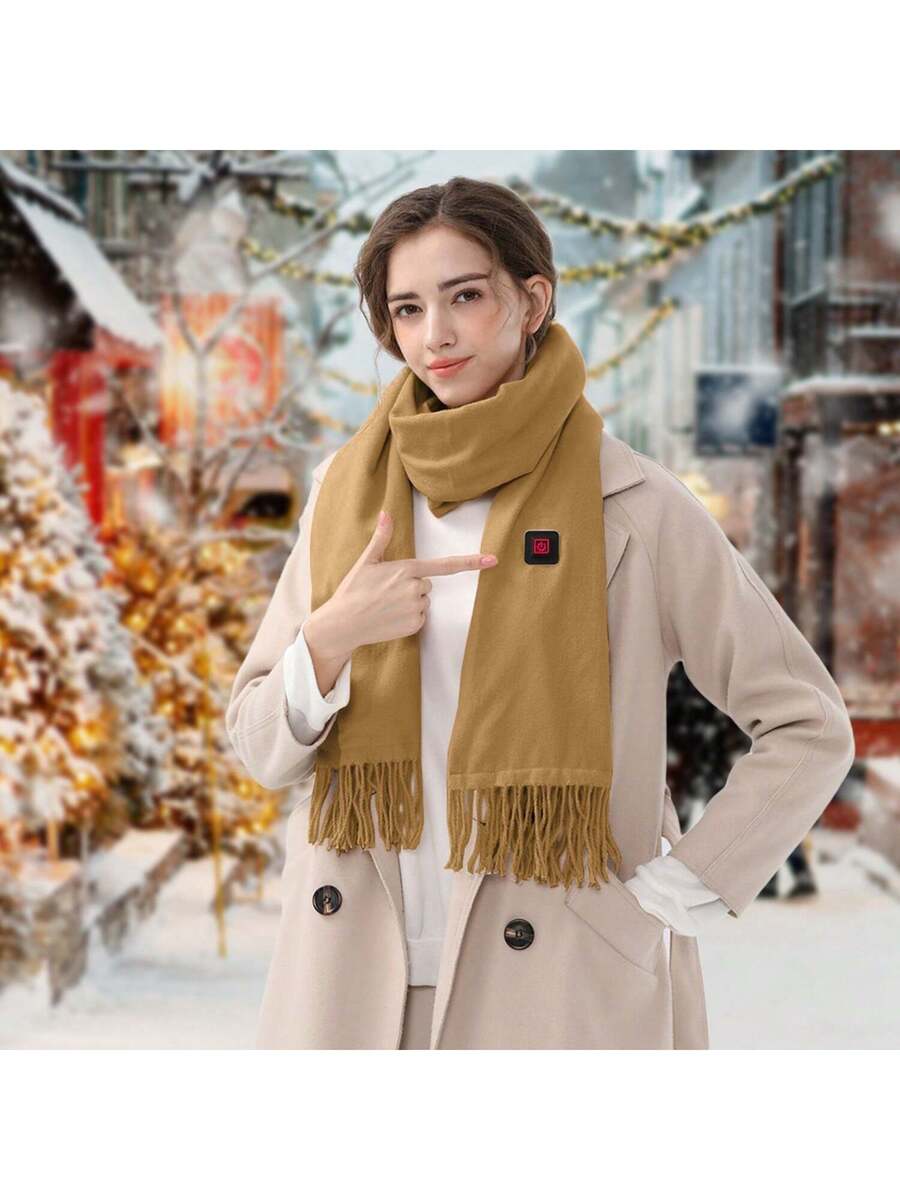 USB Heated Winter Scarf – 3 Heat Settings – image 7
