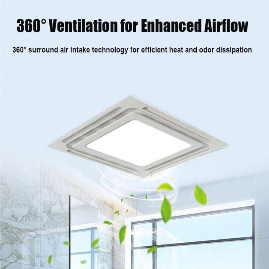 Bathroom Exhaust Fan with LED Light – 110 CFM – image 4