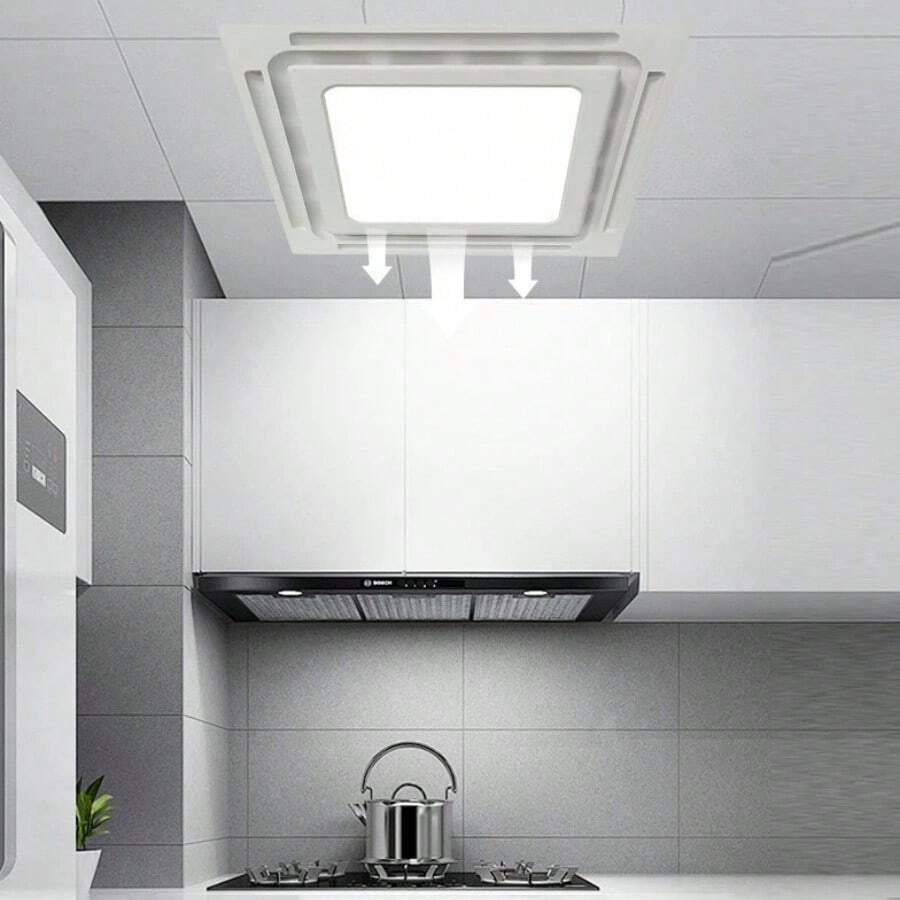 Bathroom Exhaust Fan with LED Light – 110 CFM – image 11