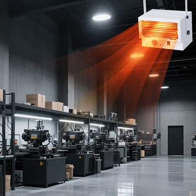 8500W Electric Garage Heater with Remote – image 12