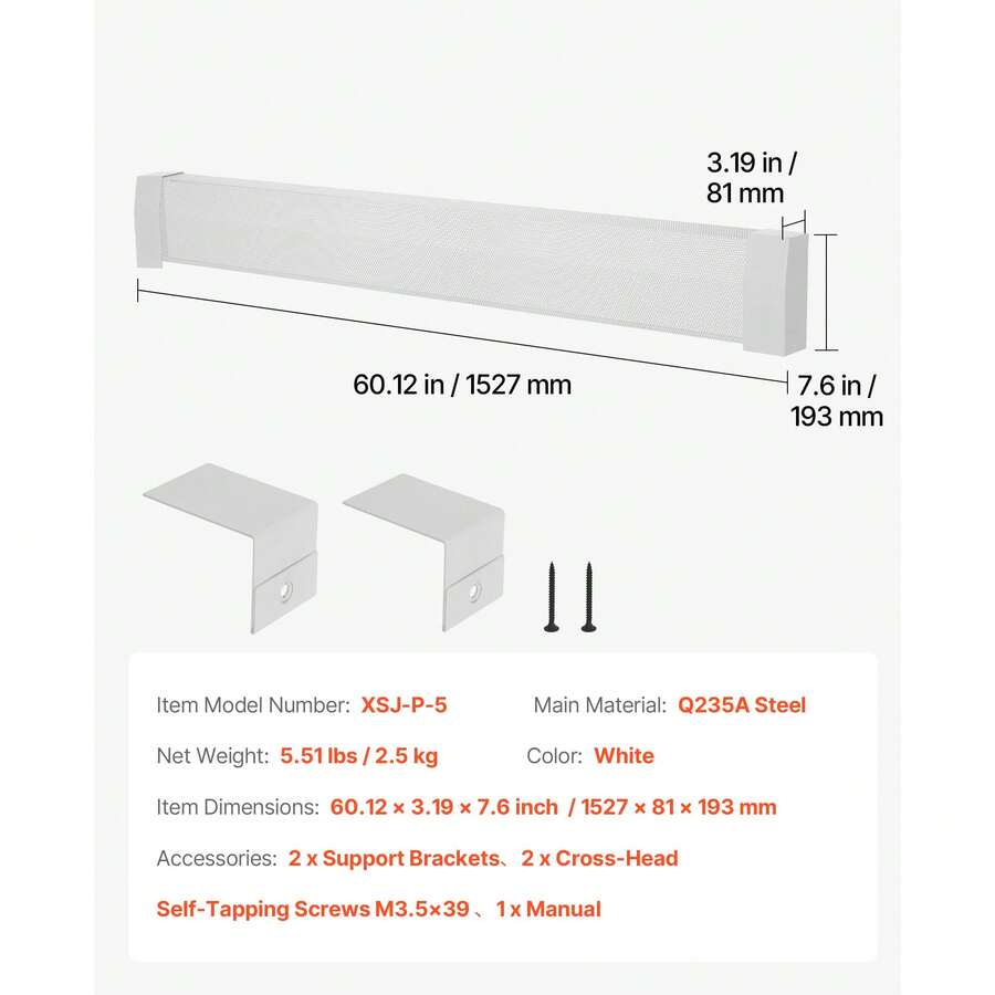 5-Foot Baseboard Heater Cover – image 7