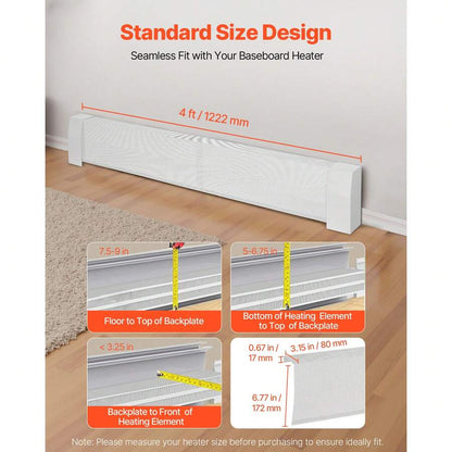 4-Foot Baseboard Heater Cover – image 2