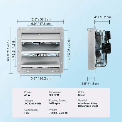 10–24 Inch Shutter Exhaust Fan – image 7