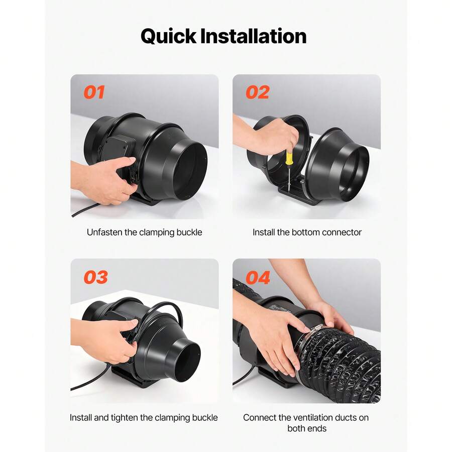 6-Inch Inline Duct Fan – 380 CFM – image 6
