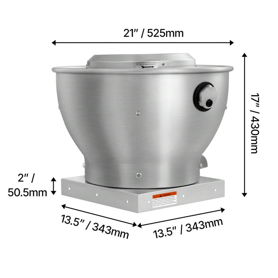 Commercial Kitchen Exhaust Fan – 612 CFM – image 10