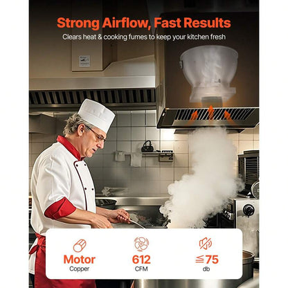 Commercial Kitchen Exhaust Fan – 612 CFM – image 4