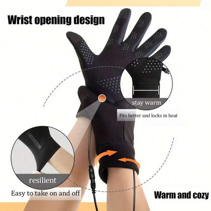 USB Heated Gloves – 3 Heat Settings – image 5