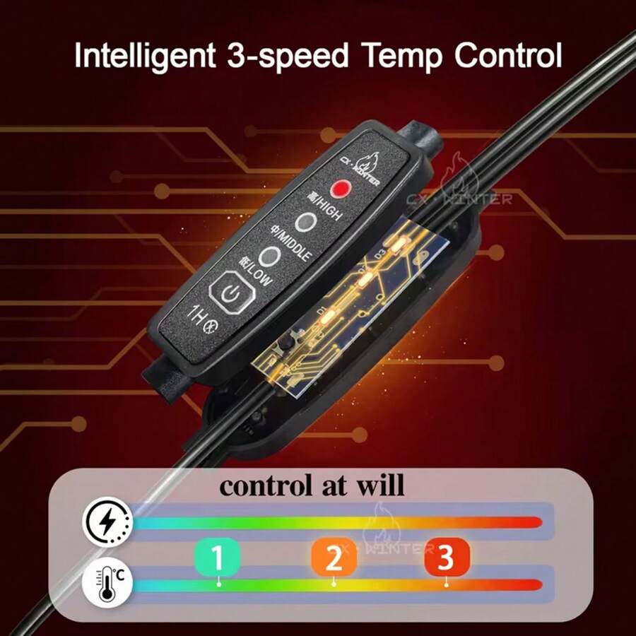 USB Heated Gloves – 3 Heat Settings – image 7