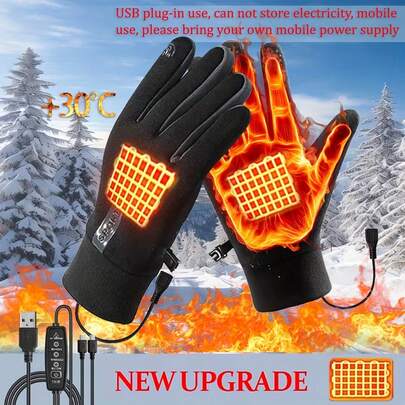 USB Heated Gloves – 3 Heat Settings – image 11