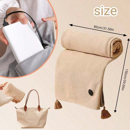 USB Heated Hooded Blanket Shawl – image 4