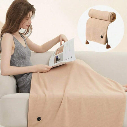 USB Heated Hooded Blanket Shawl – image 6