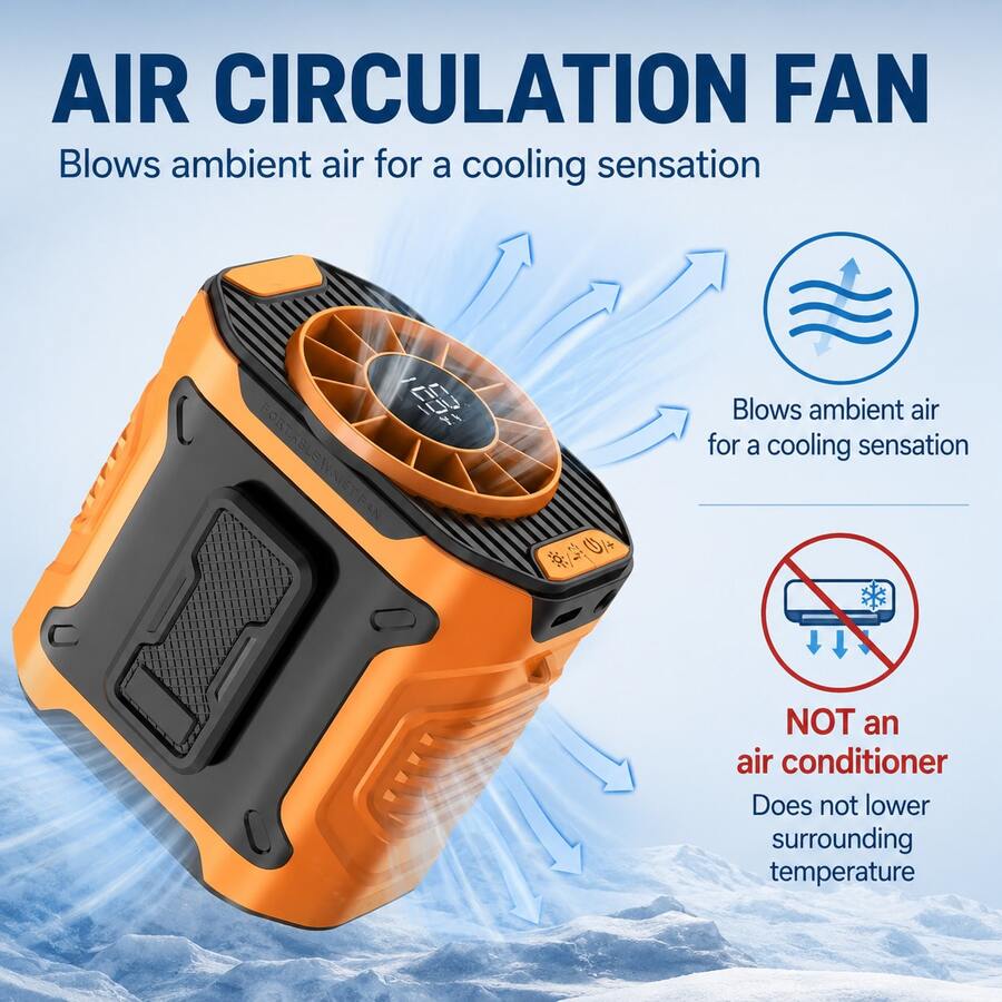 5000mAh Neck and Waist Fan – image 9