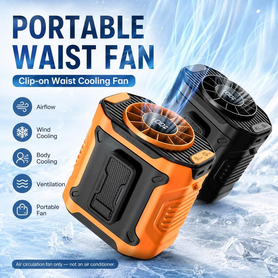 5000mAh Neck and Waist Fan – image 7