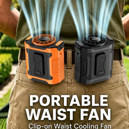 5000mAh Neck and Waist Fan
