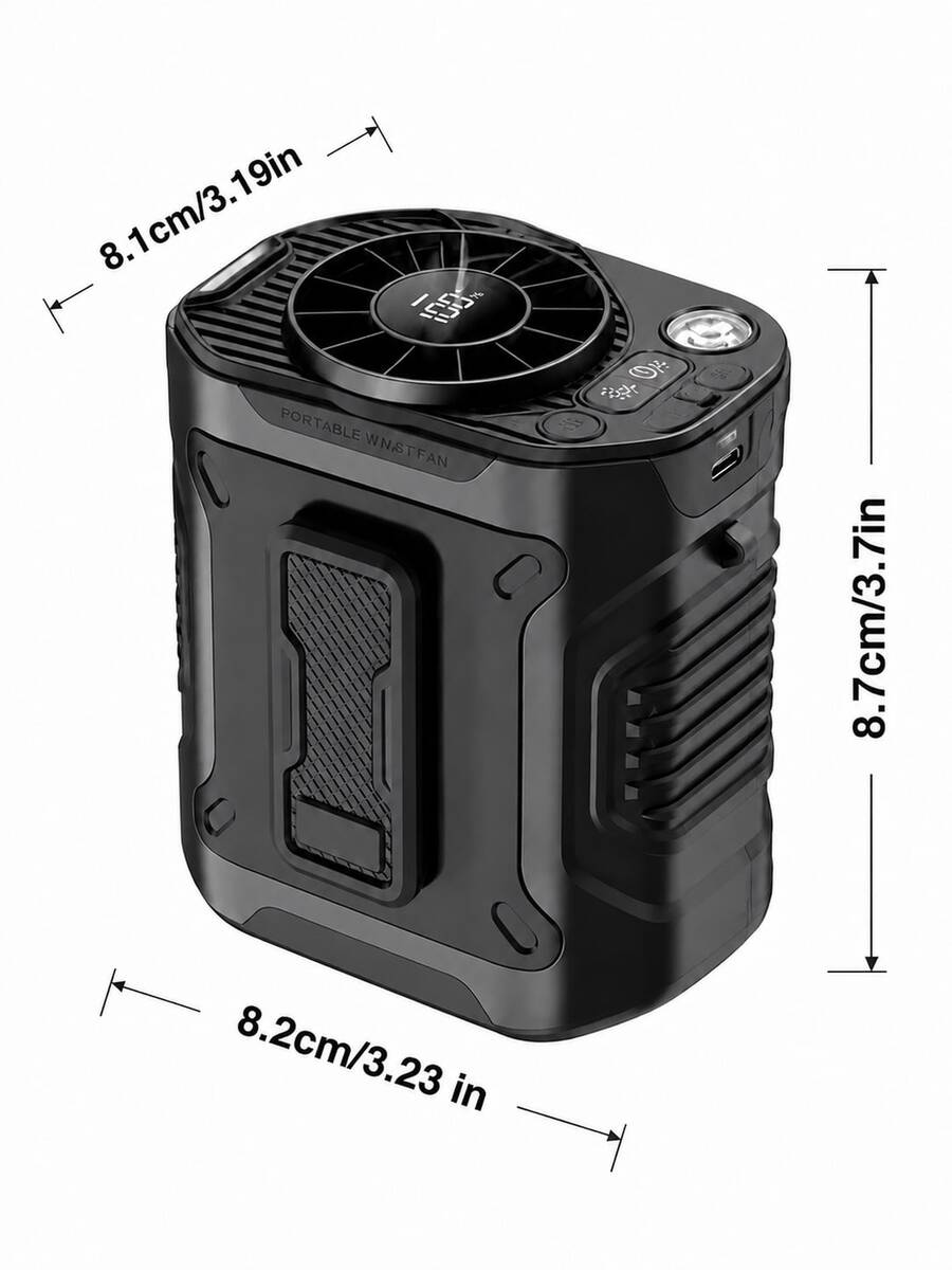 5000mAh Neck and Waist Fan – image 4
