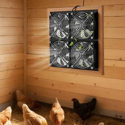 15W Solar Dual Fan Kit – image 11