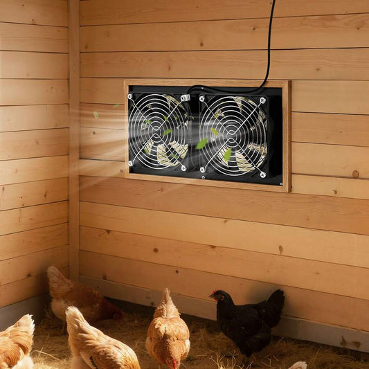 15W Solar Dual Fan Kit