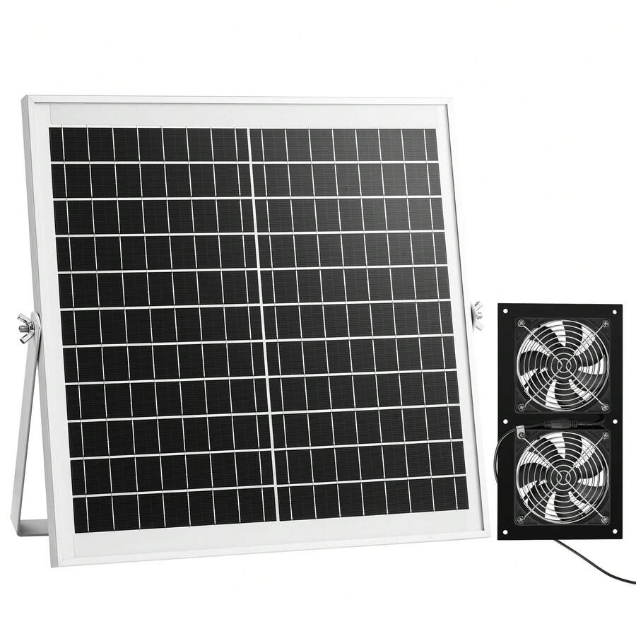 15W Solar Dual Fan Kit – image 8
