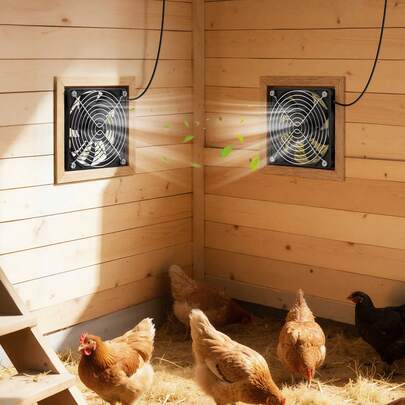 15W Solar Dual Fan Kit – image 13